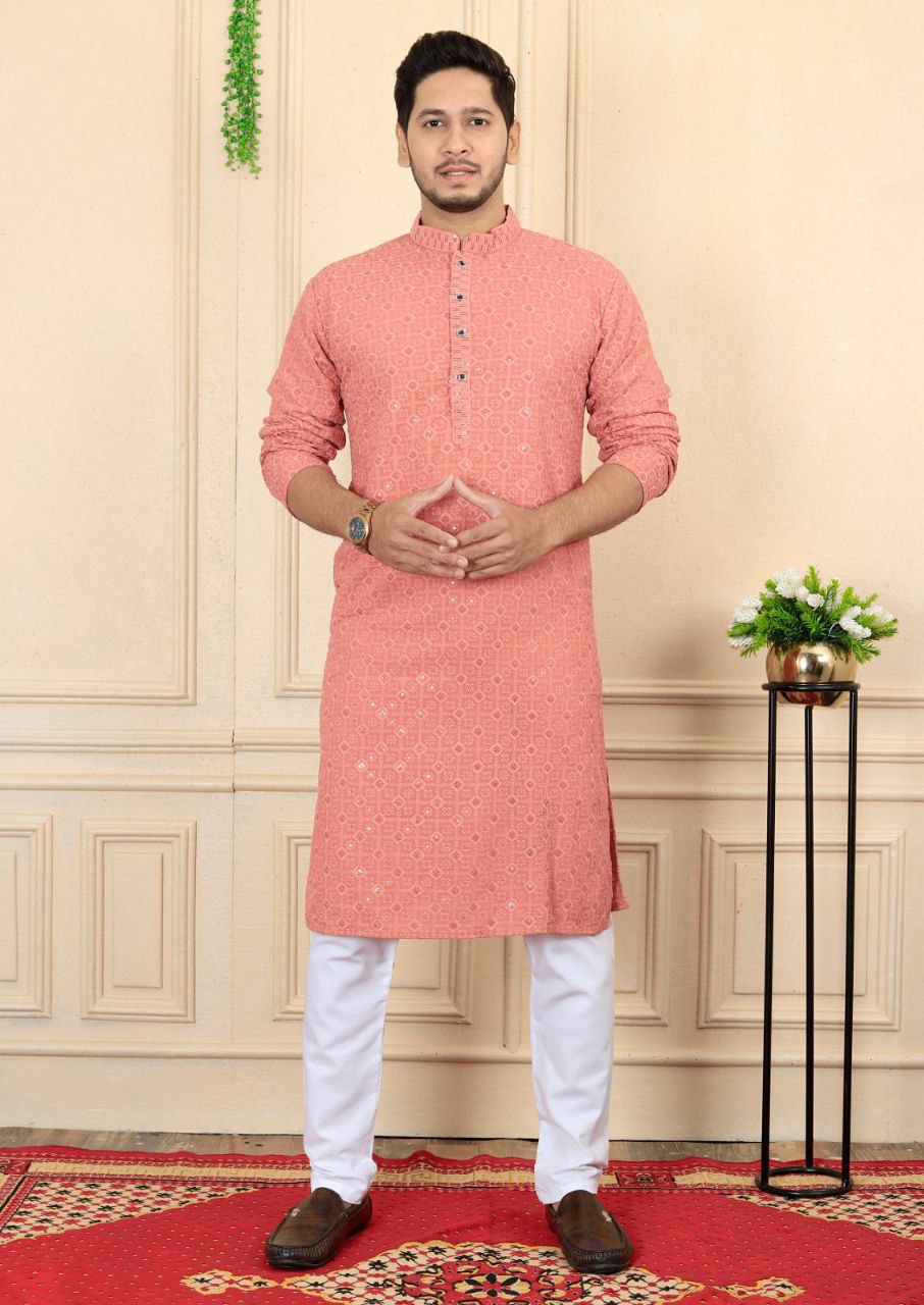 Arit Men Embroidered Kurta with Pajamas