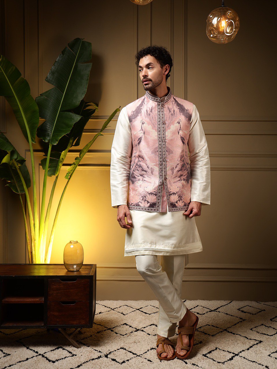 Hridaan Embroidered Kurta Set for Wedding Season